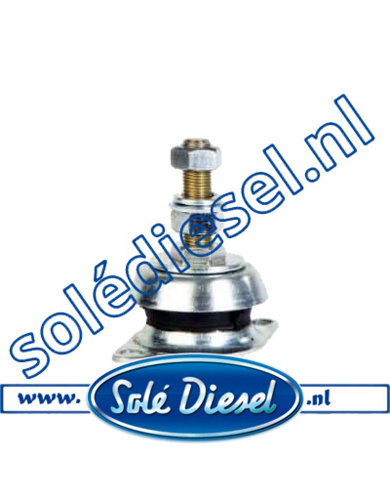 61638005 | Solédiesel |Teilenummer | Motorlager 40° shore M14 Type G