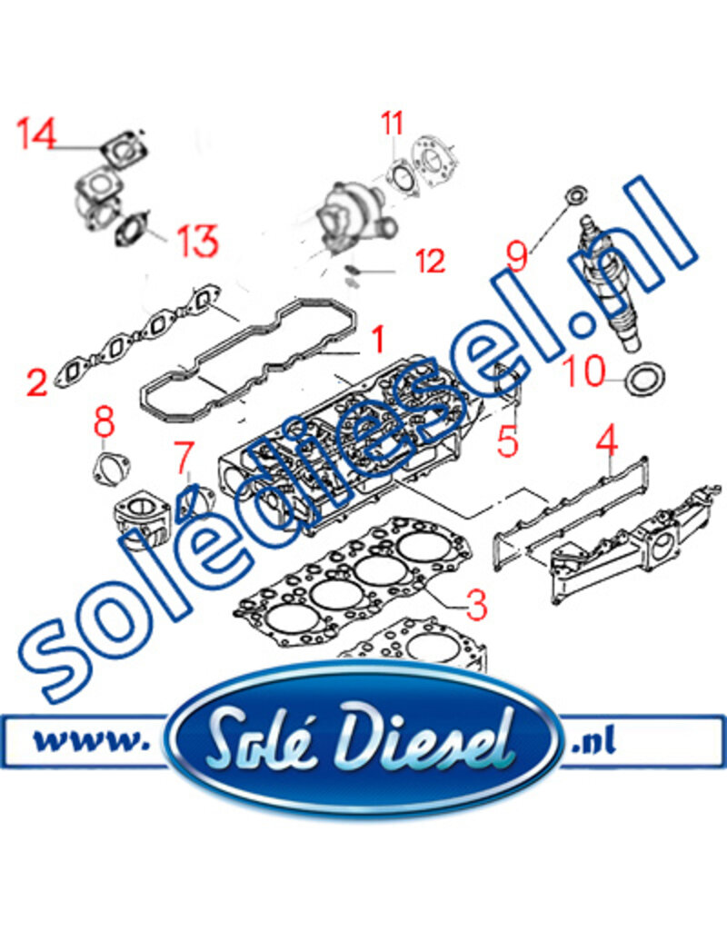17820101.1  Koppakking set solé SM-82