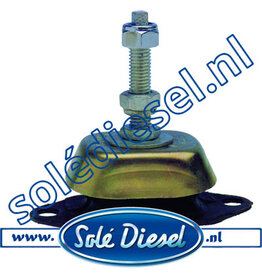 9063245/S | Solédiesel onderdeel | Motorsteun 45° shore M16