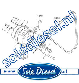 17417053 | Solédiesel onderdeel | Kit  95A Dynamo