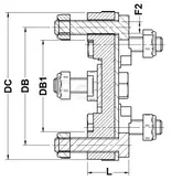 40030100 R & D Flexible Shaft Coupling 102x31