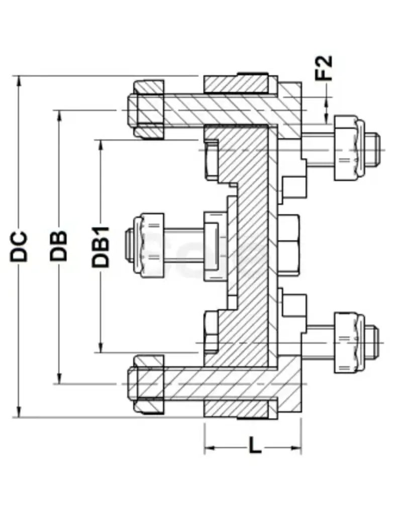 40030100 R & D Flexible Shaft Coupling 102x31