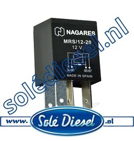 60900091| Solédiesel onderdeel | Micro Relais 12-20