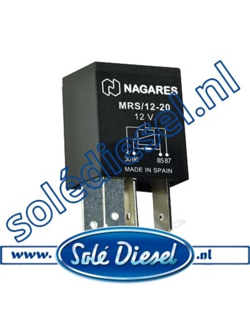 60900091| Solédiesel onderdeel | Micro Relais 12-20