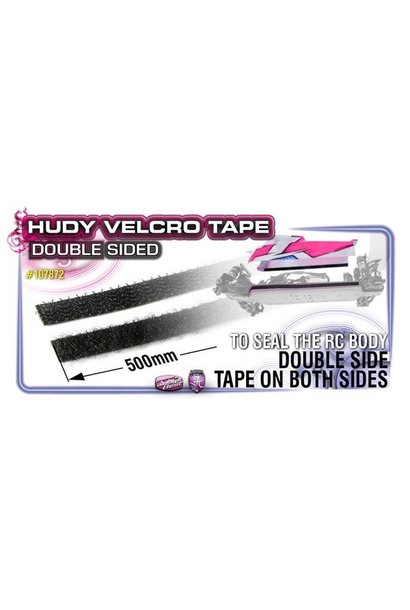 VELCRO TAPE WITH DOUBLE SIDED TAPE 8x500MM. H107872