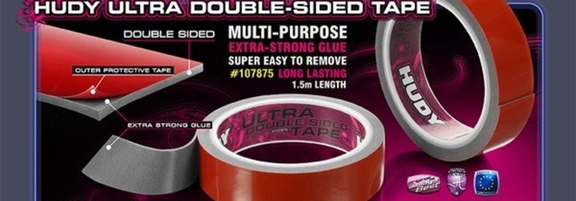 HUDY ULTRA DOUBLE-SIDED TAPE. H107875