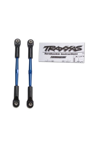 Turnbuckles, aluminum (blue-anodized), toe links, 61mm (2) (, TRX2336A