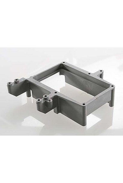 Fuel tank box (holder)/ throttle servo mount (grey), TRX4432A