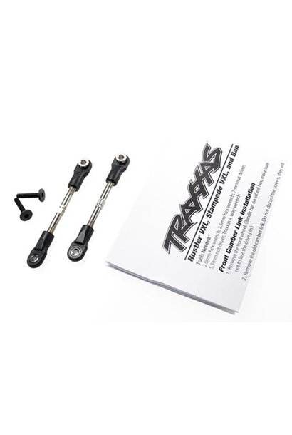 Turnbuckles, camber link, 47mm (67mm center to center) (fron, TRX2444