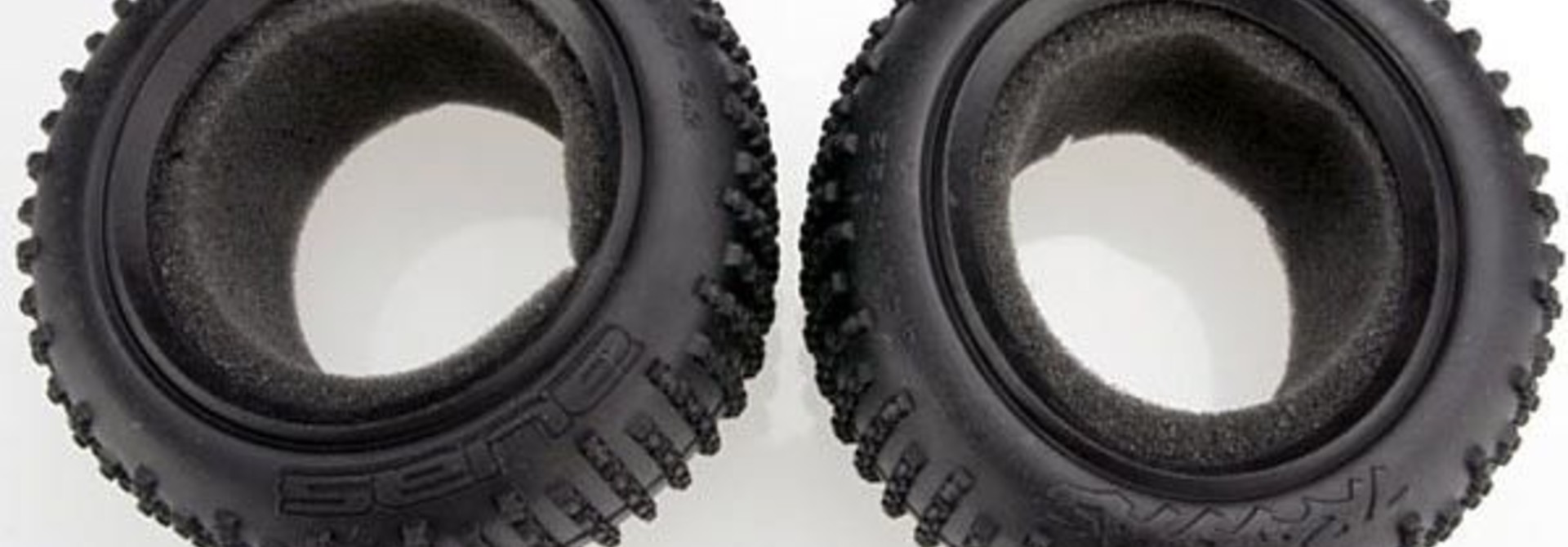 Tires, Alias 2.2 (rear) (2)/ foam inserts (Bandit) (soft com, TRX2470