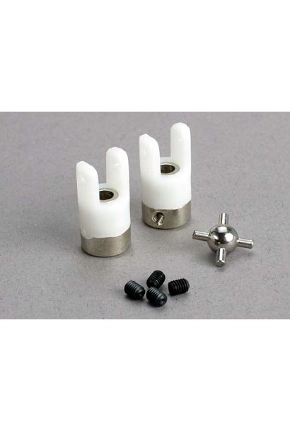 U- joints (2)/ 3mm set screws (4), TRX1539