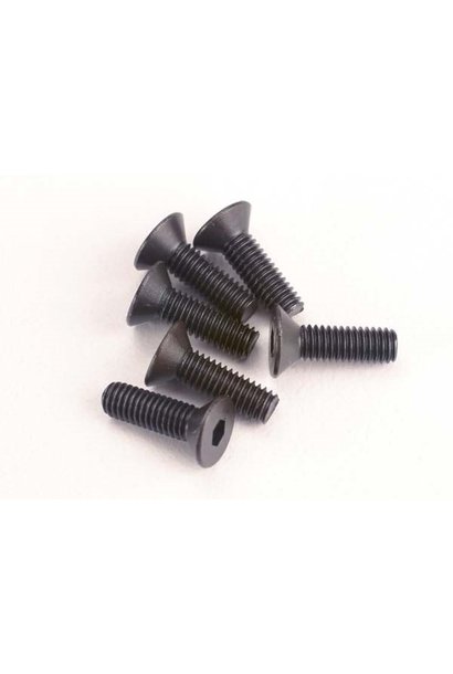 Screws, 3x10mm countersunk machine (6) (hex drive), TRX2551