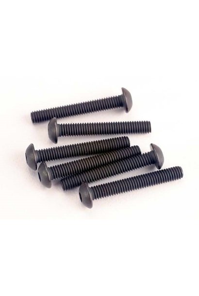 Screws, 3x20mm button-head machine (hex drive) (6), TRX2580