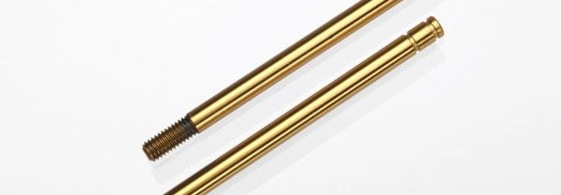 Shock shafts, hardened steel, titanium nitride coated (long), TRX1664T