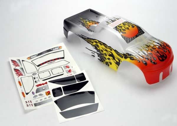 Body, T-Maxx, ProGraphix (replacement for the painted flames, TRX4911X-1