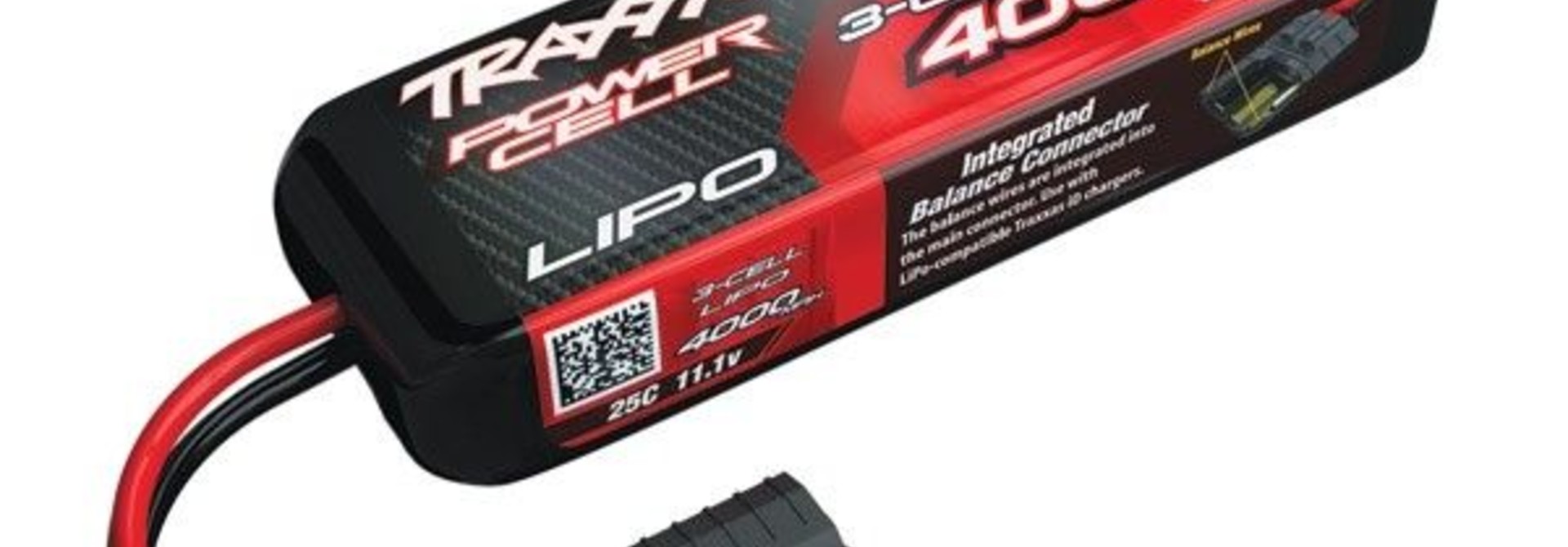 Power Cell LiPo 4000mAh 11.1V 3S 25C , all models ID, TRX2849X