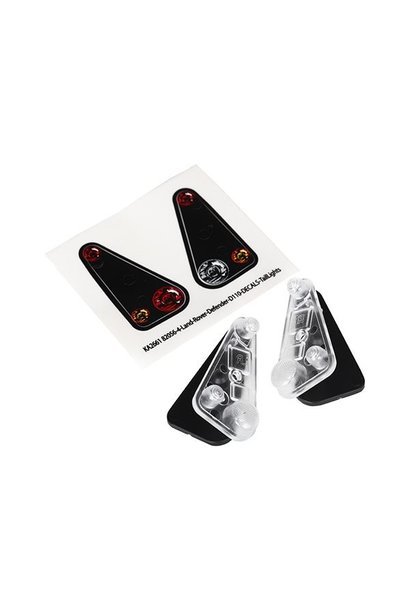 Tail light housing (2)/ lens (2)/ decals (left & right), TRX8014