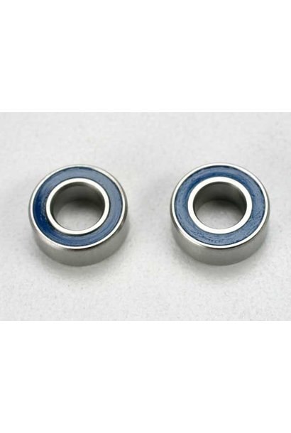 Ball bearings, blue rubber sealed (5x10x4mm) (2), TRX5115