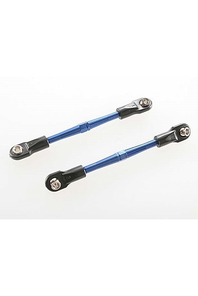 Turnbuckles, aluminum (blue-anodized), toe links, 59mm (2) (, TRX3139A