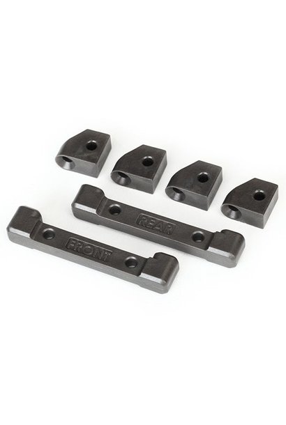 Mounts, suspension arms (front & rear) (4)/ hinge pin retain, TRX8334