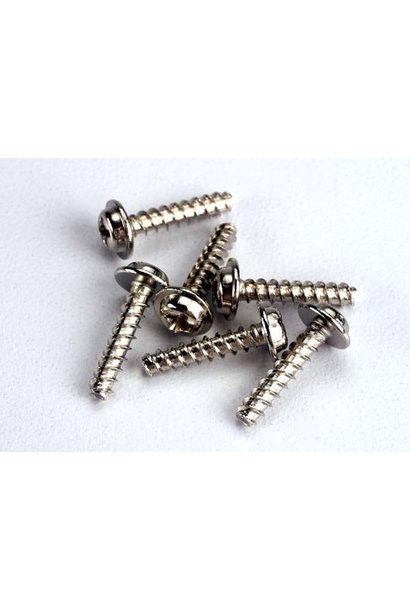 Screws, 3x14mm washerhead self-tapping (6), TRX3287