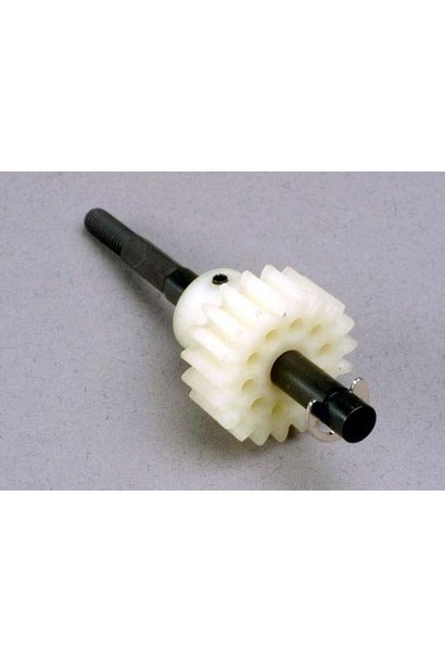 Drive gear, single-speed (19-tooth)/ slipper shaft, TRX5192