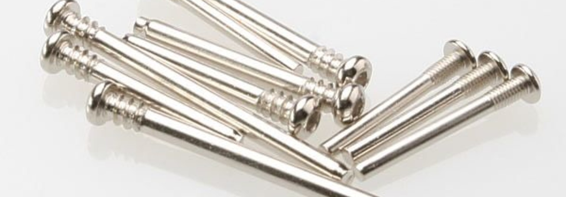 Suspension screw pin set, steel (hex drive) (requires part #, TRX3640