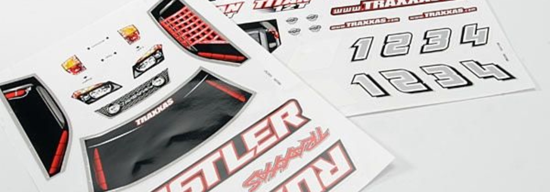 Decal sheets, Rustler, TRX3716