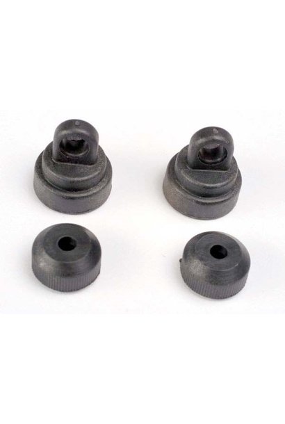 Shock caps (2)/ shock bottoms (2), TRX3767