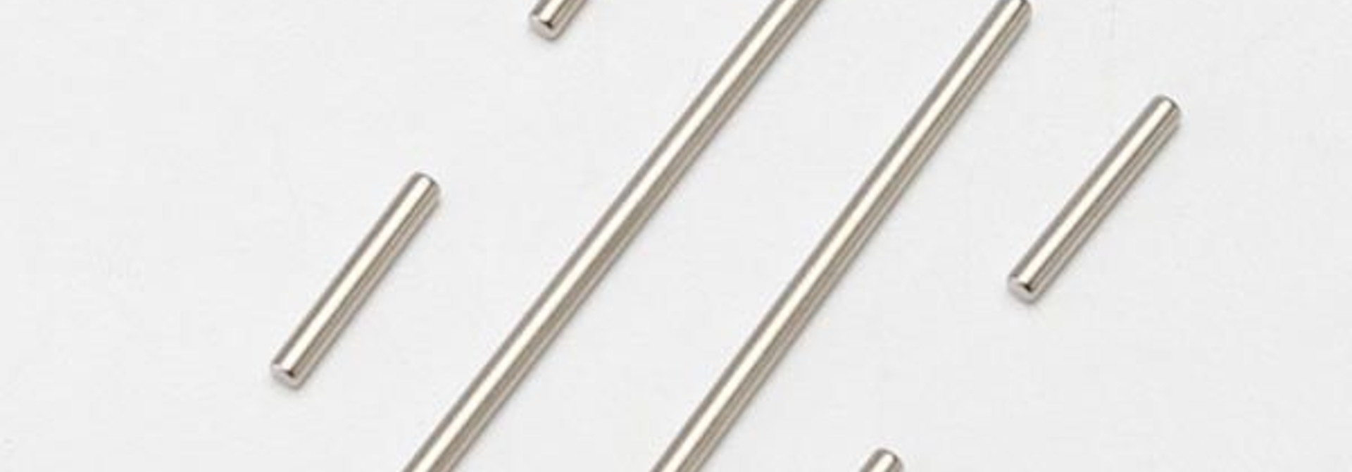 Suspension pin set (front or rear), 2x46mm (2), 2x14mm (4), TRX7021