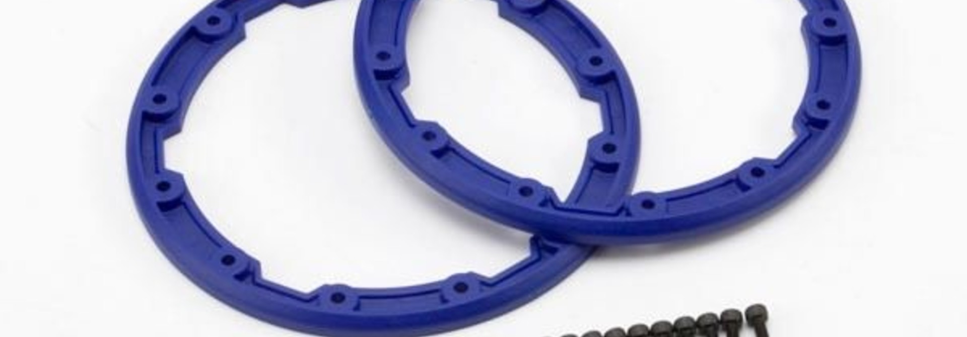 Sidewall protector, beadlock-style (blue) (2)/ 2.5x8mm CS (2, TRX5666
