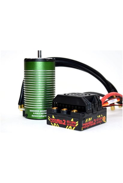 Castle - Mamba Monster 2 - Combo - 1-8 Extreem Car regelaar met 1512-2650 Sensored motor