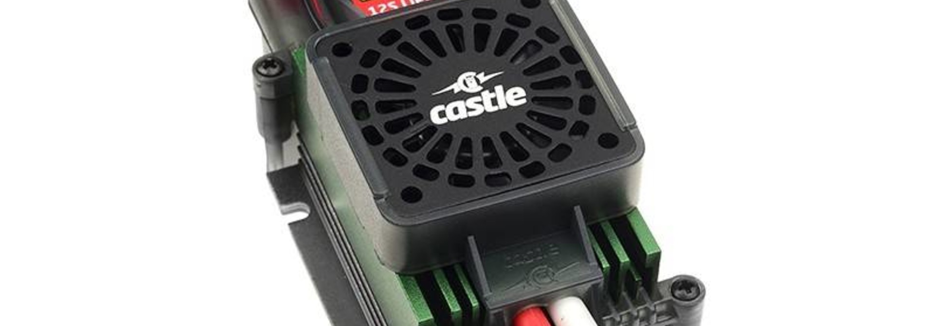 Castle - Phoenix Edge 160 HV-F - Hoog-vermogen Air-Heli High Voltage Brushless regelaar - Cooling Fan - Datalogging - Telemetrie mogelijkheid - Aux. kabel - 6-12S - 160A - Opto