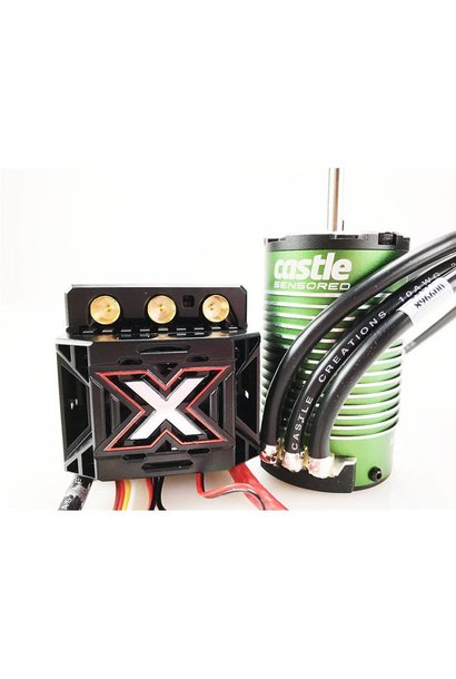 Castle - Mamba Monster X - Combo - 1-8 Extreem Car regelaar met 1515-2200 Sensored Motor