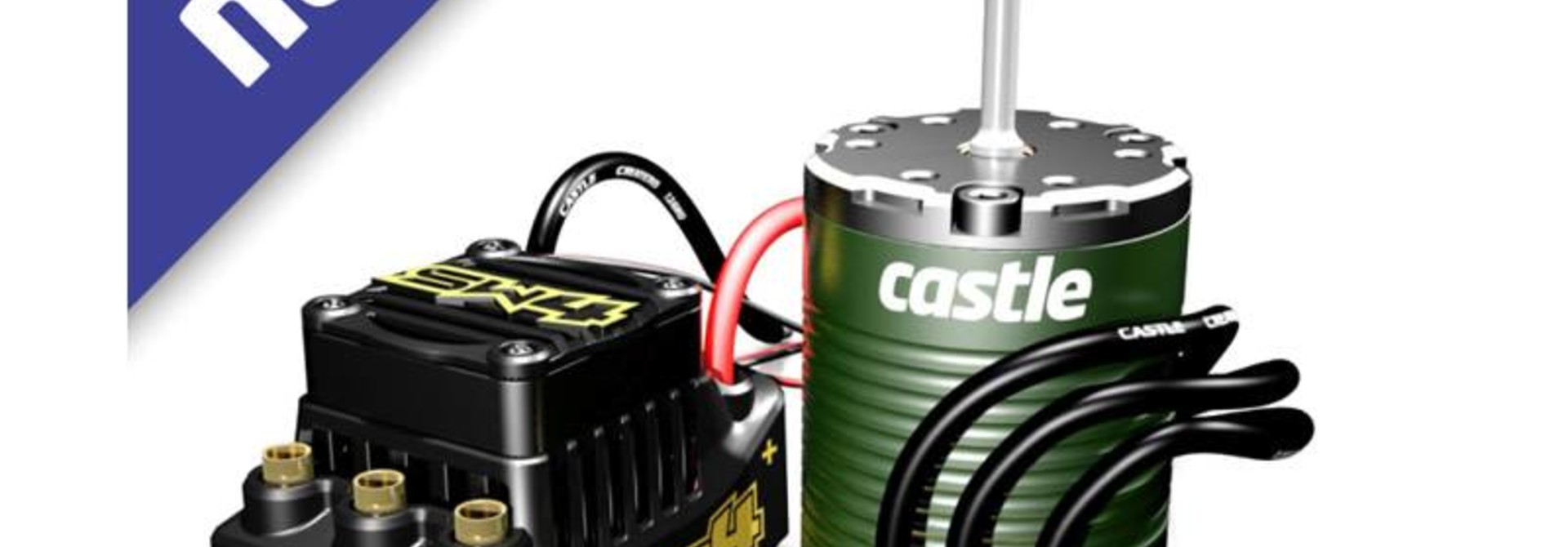 Castle - Sidewinder SW4, 12.6V, 2A BEC, WP Sensorless ESC W/1415-2400 Sensored motor