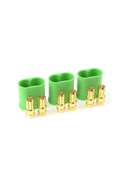 Castle - Polarized Bullet stekkers 6.5mm - Set Mannelijk