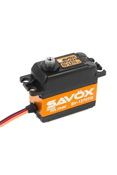 Savox - Servo - SV-1270TG - Digital - High Voltage - Coreless Motor - Titanium tandwielen