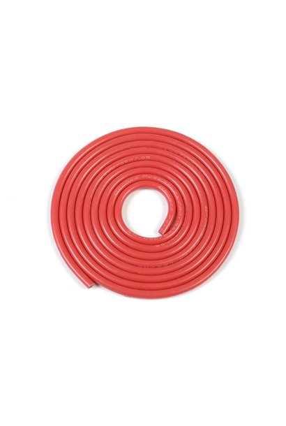 Revtec - Siliconen-kabel - Powerflex PRO+ - Rood - 18AWG - 380/0.05 Strengen - OD 2.3mm - 1m