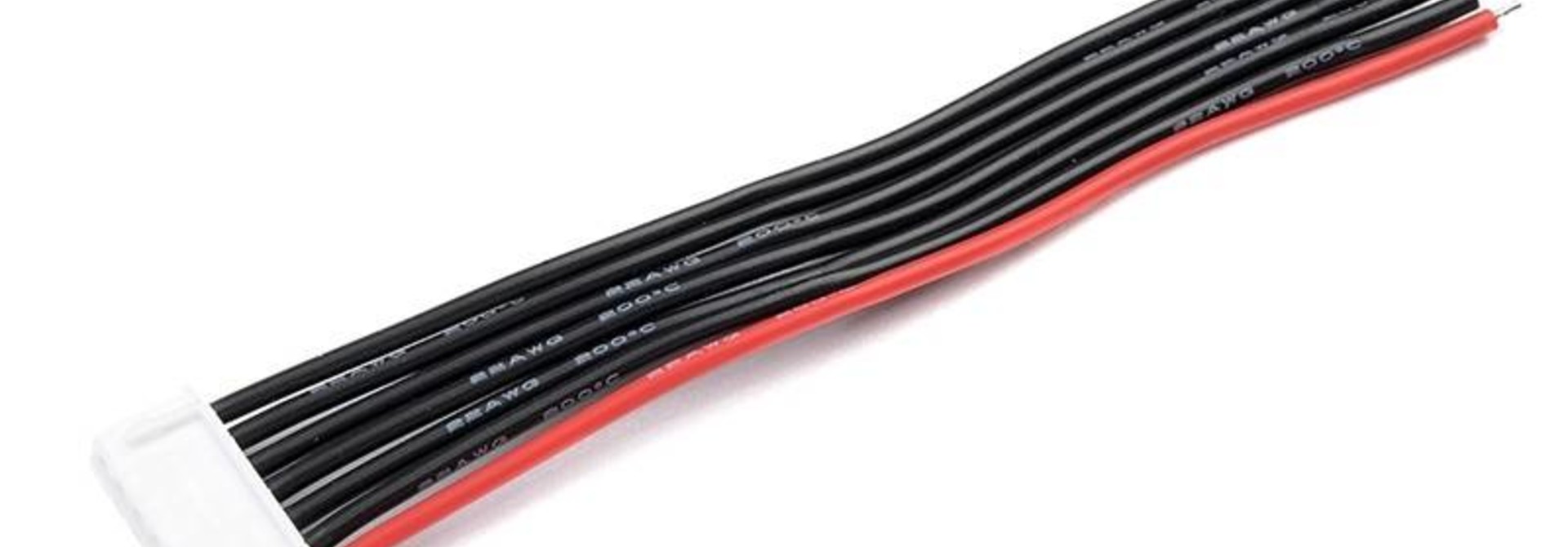 Revtec - Balanceer-connector - mannelijk - 6S-XH met kabel - 10cm - 22AWG Siliconen-kabel - 1 st