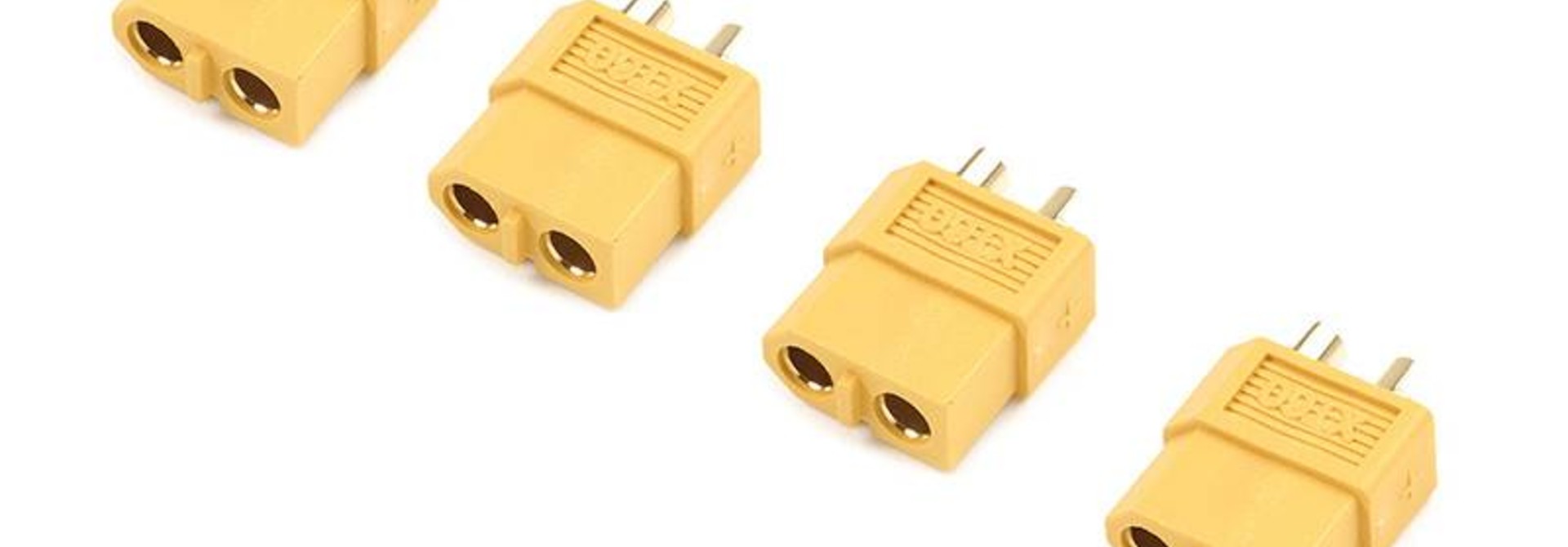 Revtec - Connector - XT-60 - Goudcontacten - Man. - 4 st