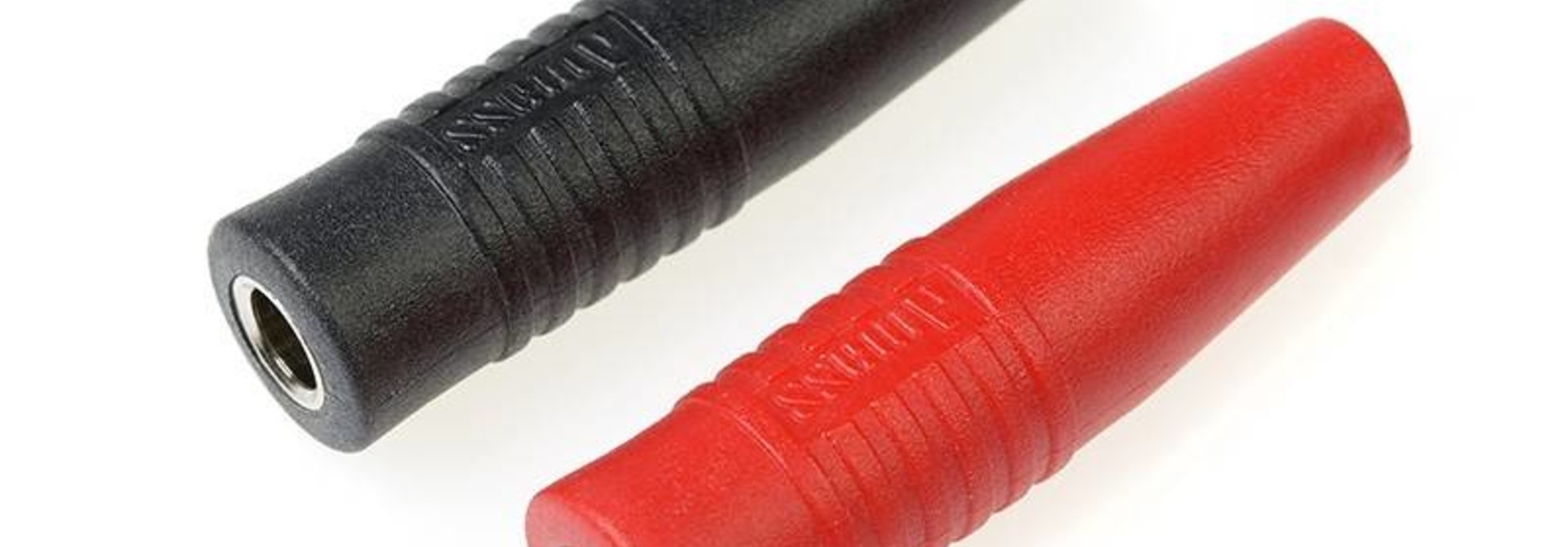 Revtec - Connector - Banana - Goudcontacten - Vrouw. 4mm - Zwart + Rood - 1 paar