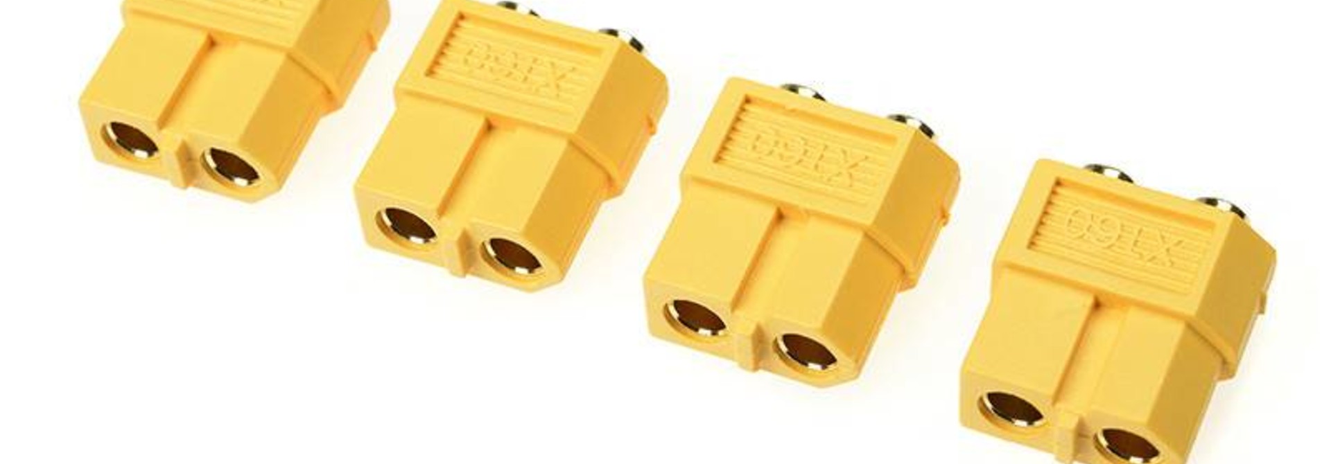 Revtec - Connector - XT-60PB - Goudcontacten - Man. - 4 st