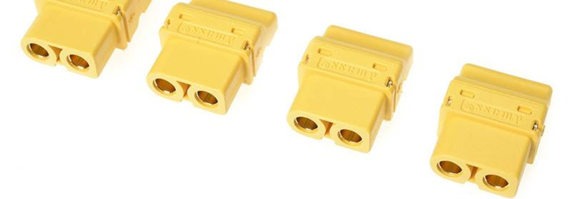 Revtec - Connector - XT-60PT - Goudcontacten - Man. - 4 st