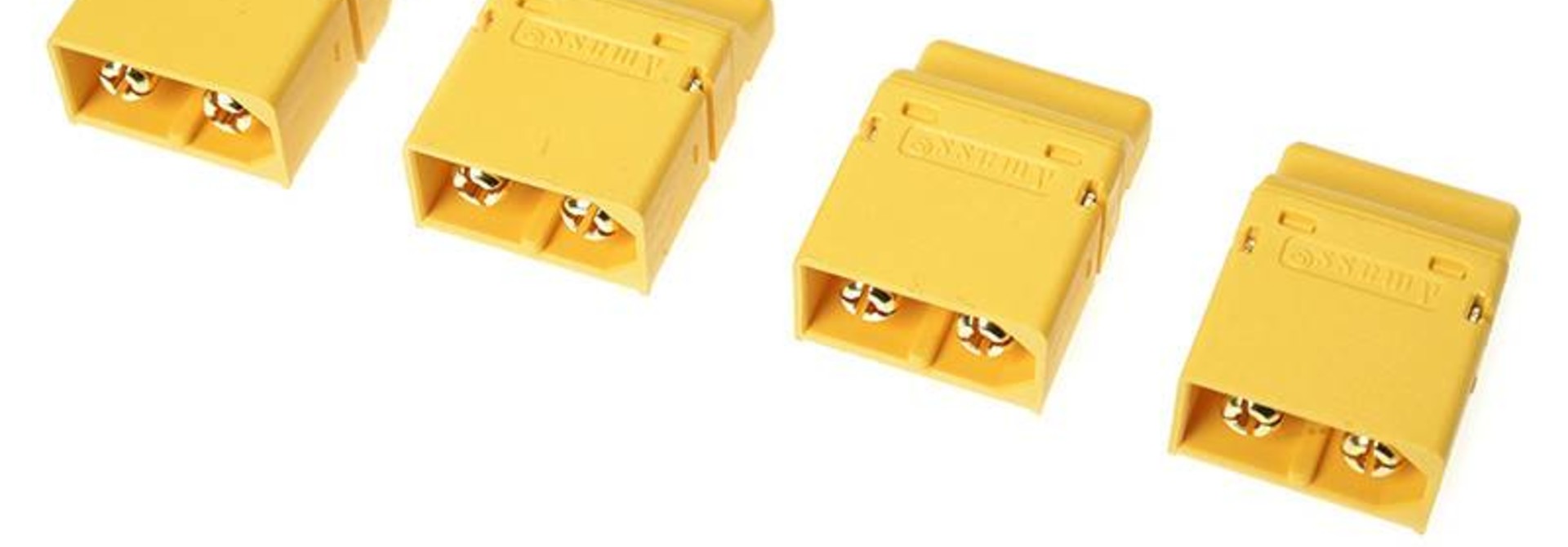 Revtec - Connector - XT-60PT - Goudcontacten - Vrouw. - 4 st