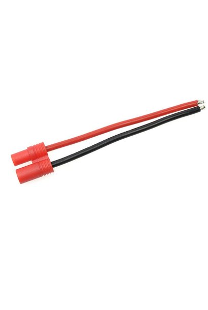 Revtec - Connector met kabel - 3.5mm - Goud contacten - Man. connector - 14AWG Siliconen-kabel - 10cm - 1 st