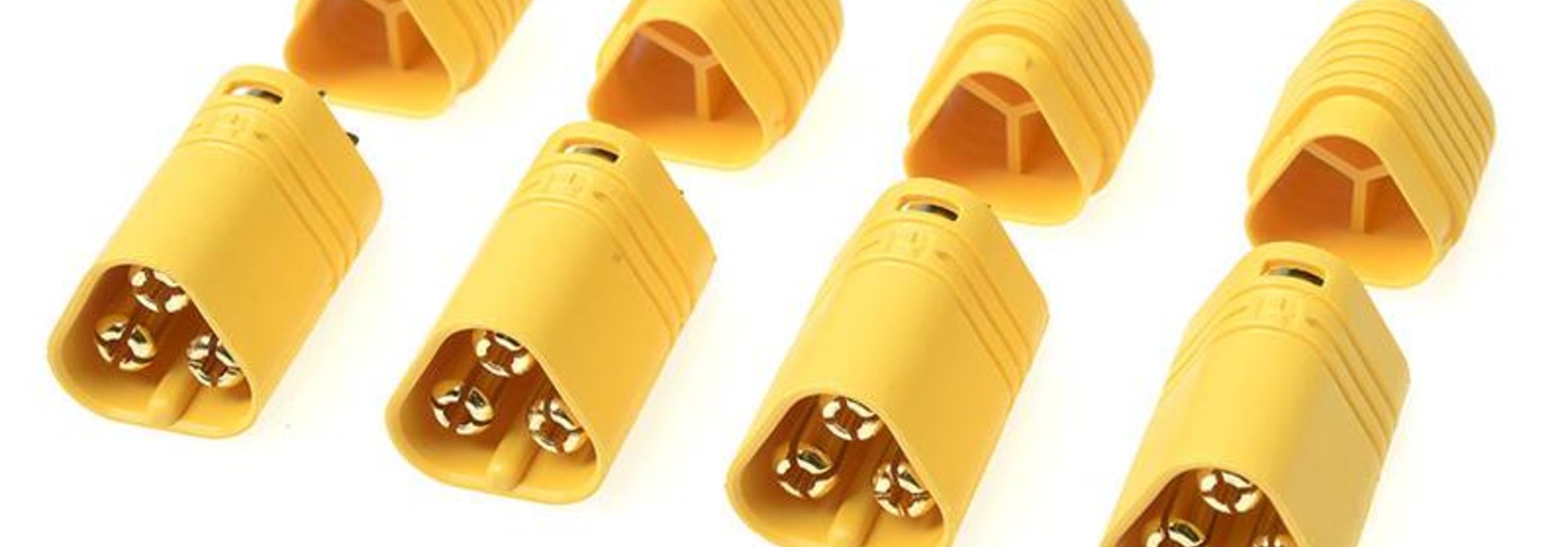 Revtec - Connector - MT-60 3-Polig - Goud contacten - Vrouw. - 4 st