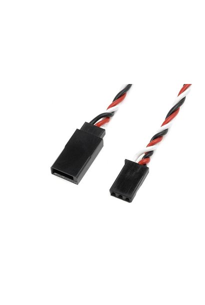 Revtec - Servo verlengkabel - Gedraaide kabel - Futaba - 22AWG / 60 Strengen - 15cm - 1 st