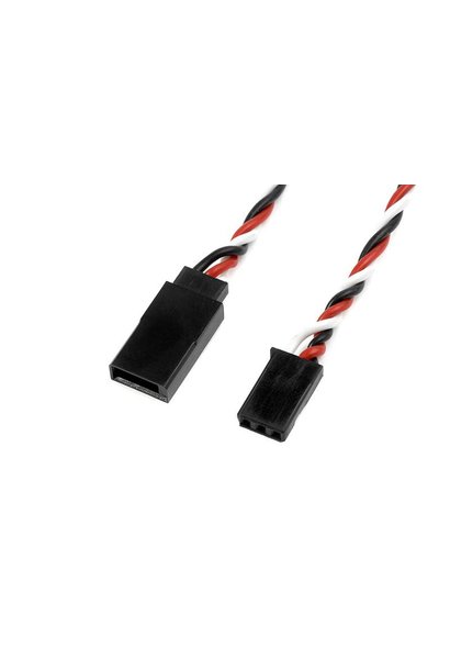 Revtec - Servo verlengkabel - Gedraaide HD siliconen-kabel - Futaba - 22AWG / 60 Strengen - 20cm - 1 st