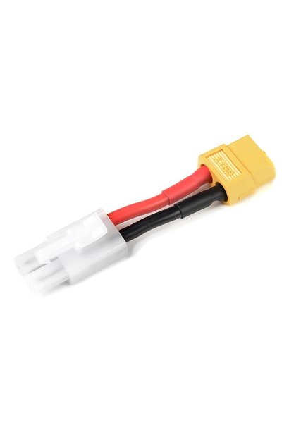 Revtec - Power adapterkabel - Tamiya connector vrouw.  XT-60 connector vrouw. - 14AWG Siliconen-kabel - 1 st