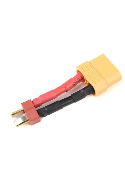 Revtec - Power adapterkabel - Deans connector vrouw.  XT-90 connector vrouw. - 12AWG Siliconen-kabel - 1 st